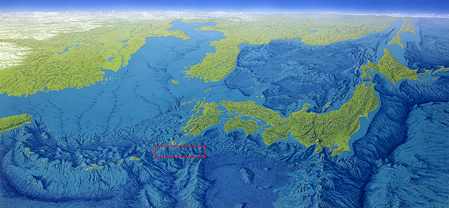 日本列島周辺海底図